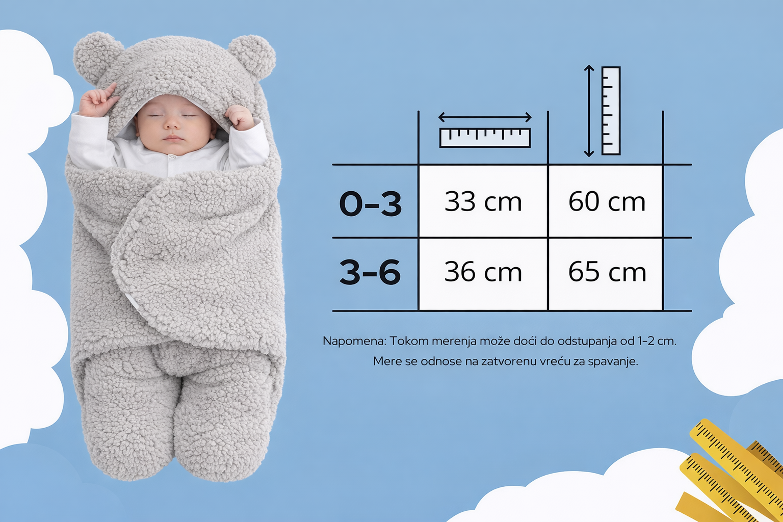 Teddy Wrap - Vreća Meda 🧸 - Slika 6